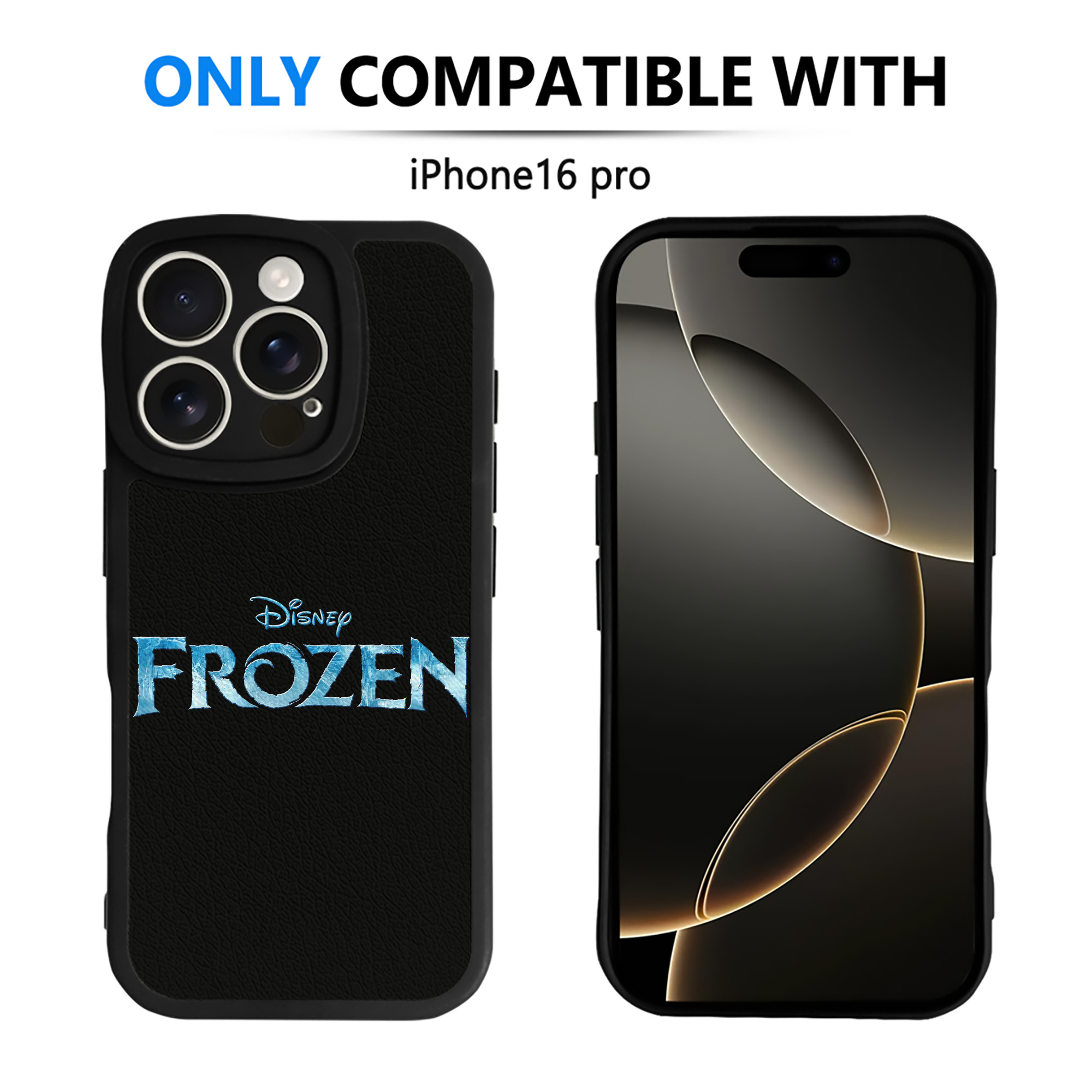 （画像用） アナと雪の女王 アンナ エルサ Frozen Anna Elsa 【iPhone 16シリーズ対応】シリコンスマホケース（レザー調） 材質：シリコン